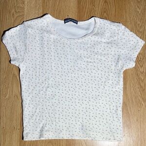 Brandy Melville floral crop top